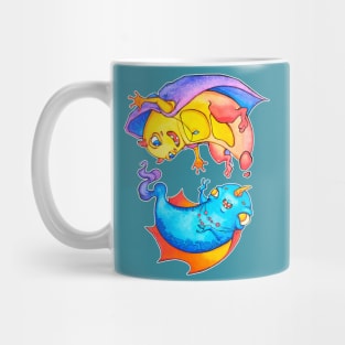 The watercolor cute monsters Mug